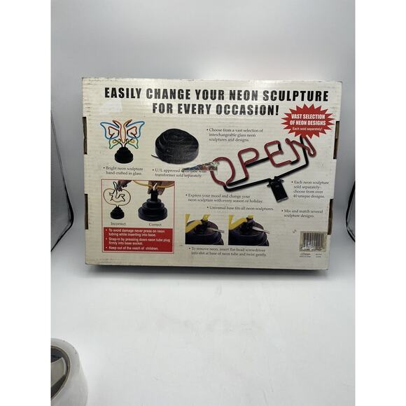 ADVANTAGE NEON Christmas Tree Star Light INTERCHANGEABLE With Base Tested - Picture 8 of 9